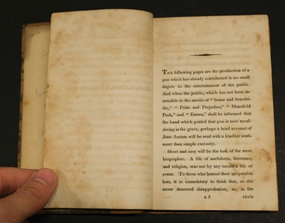 Lot 585 - Austen, Jane. Northanger Abbey: and Persuasion, 1818