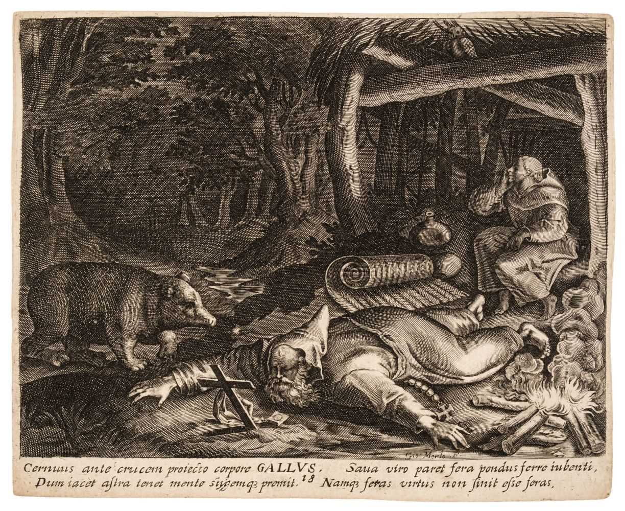 Lot 41 - Merli (Giovanni, active second half of 17th century). Six Penitent Saints, engravings