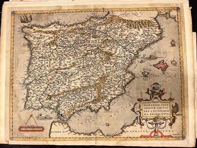 Lot 123 - Maps. A collection of approximately 70 maps, 17th - 19th century