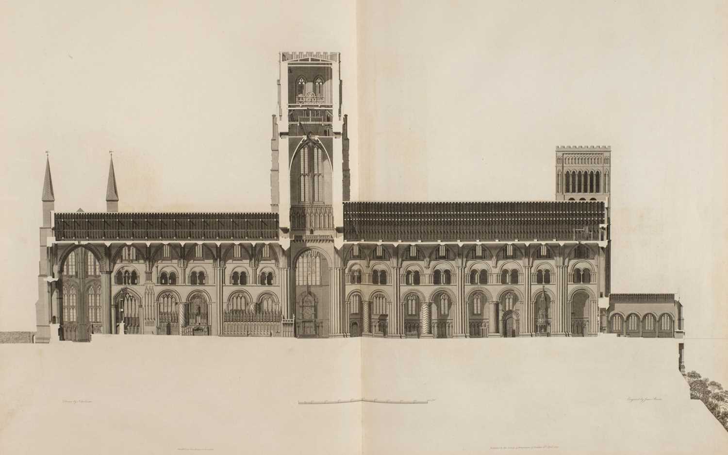 Lot 17 - Carter (John). [Four works from the Society of Antiquaries' Cathedrals Series], 1797-1807