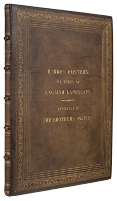 Lot 339 - Foster (Myles Birket). Pictures of English Landscape, Birket Foster's copy, India Proofs, [1863]