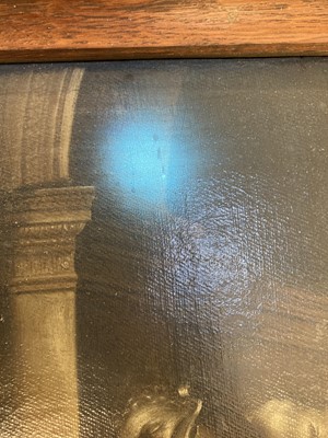Lot 2 - Barrocci (Federico, 1535-1612). Aeneas Fleeing Troy, oil on canvas