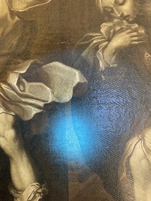 Lot 2 - Barrocci (Federico, 1535-1612). Aeneas Fleeing Troy, oil on canvas