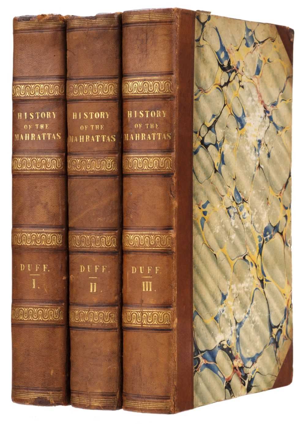 Lot 6 - Duff (James Grant). A History of the Mahrattas, 3 vols., 1826
