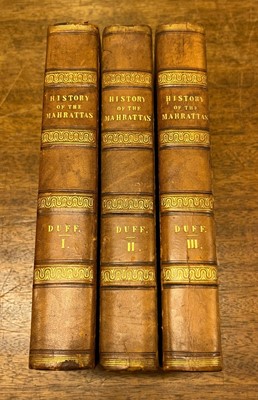 Lot 6 - Duff (James Grant). A History of the Mahrattas, 3 vols., 1826