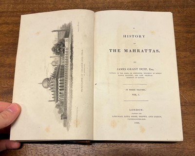 Lot 6 - Duff (James Grant). A History of the Mahrattas, 3 vols., 1826