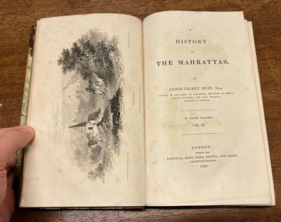 Lot 6 - Duff (James Grant). A History of the Mahrattas, 3 vols., 1826