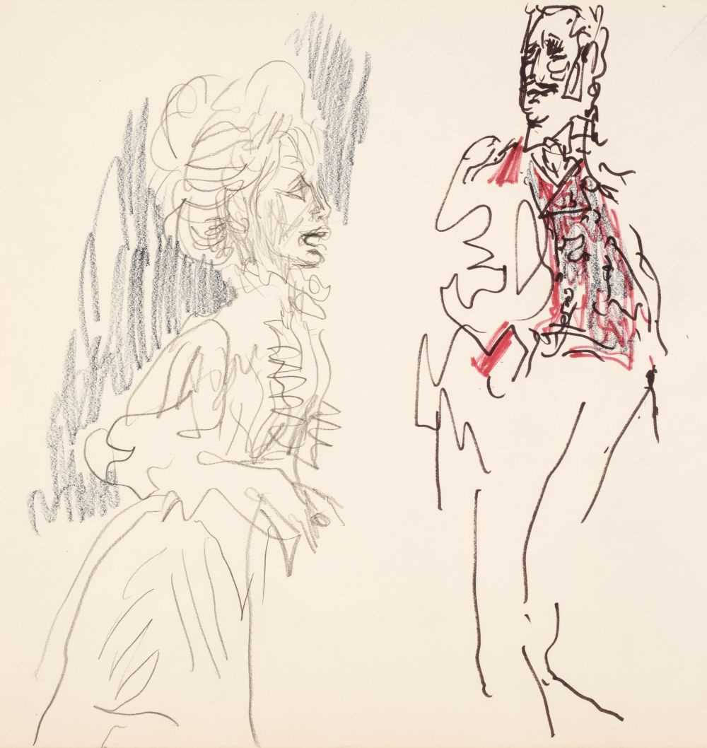 Lot 226 - Topolski (Feliks, 1907-1989). Five original drawings