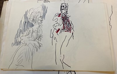 Lot 226 - Topolski (Feliks, 1907-1989). Five original drawings