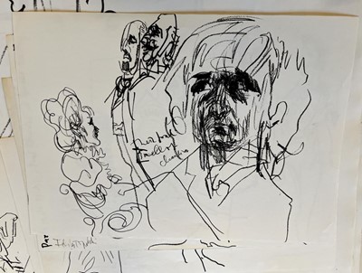 Lot 226 - Topolski (Feliks, 1907-1989). Five original drawings