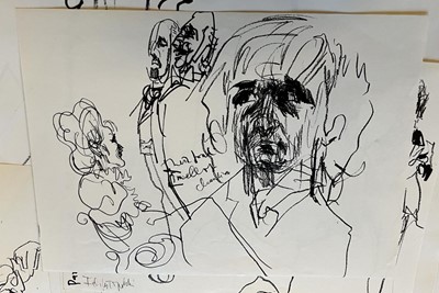 Lot 226 - Topolski (Feliks, 1907-1989). Five original drawings