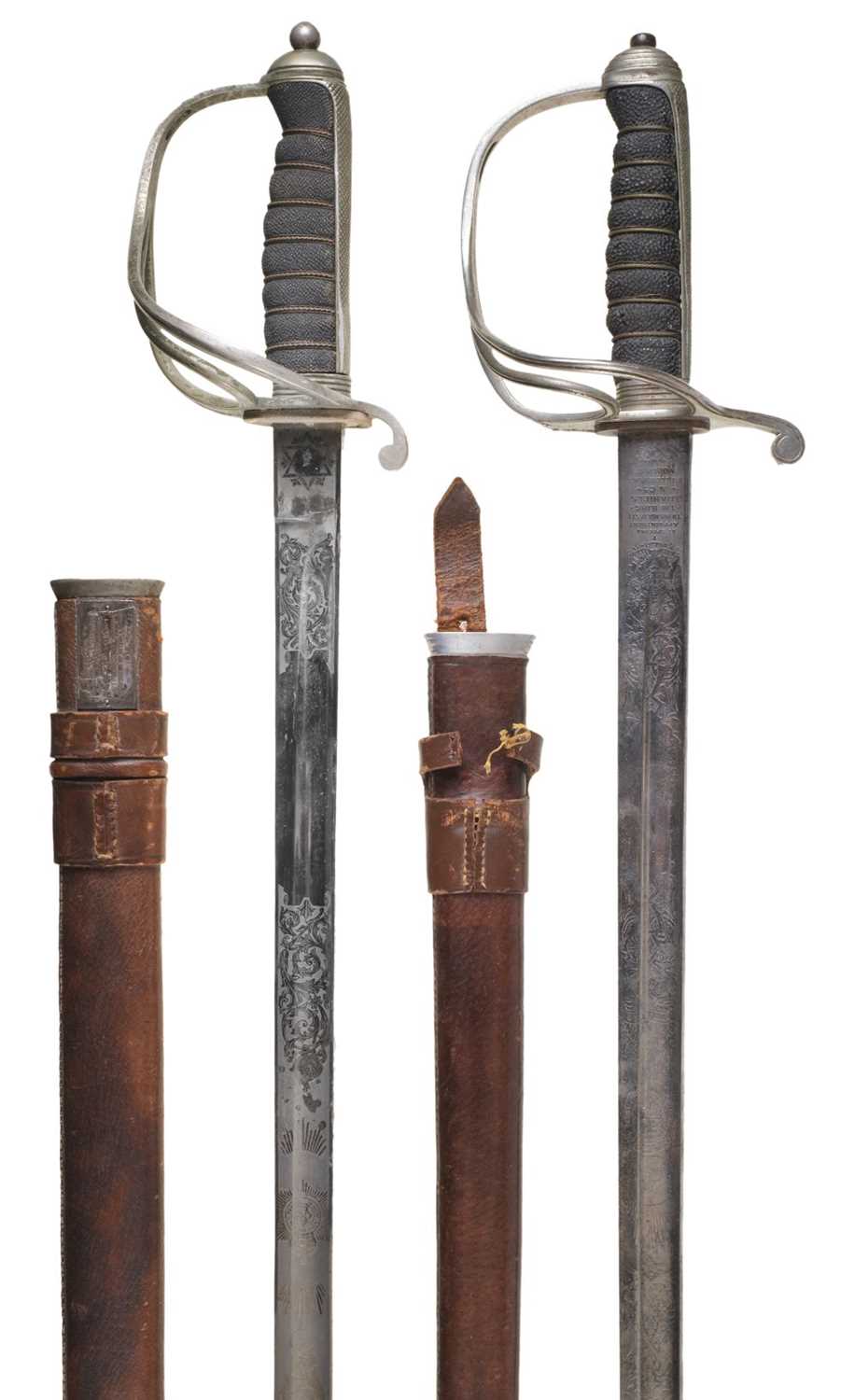 Lot 136 - Swords. WWI Artillery Officer's sword by J. Daniels & Co, Artillery Place Woolwich