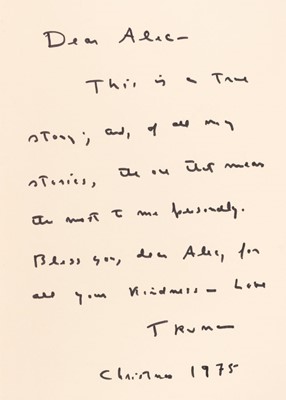 Lot 414 - Capote (Truman). A Christmas Memory, New York: Random House, 1956