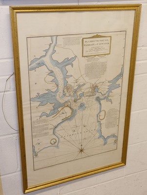 Lot 86 - Devon. Laurie (Robert & Whittle James), Two Sea Charts of South Devon, circa 1798