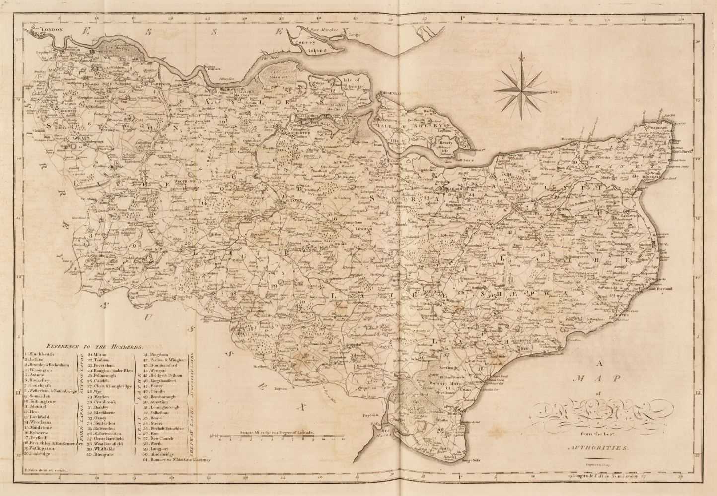 Lot 42 - Camden (William). Britannia: or a Chorographical Description..., Enlarged by Richard Gough, 1789