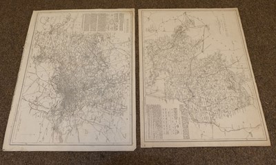 Lot 113 - London & its Environs. A collection of 28 maps of London, late 19th and early 20th century