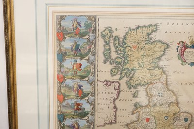 Lot 73 - British Isles. Blaeu (Johannes), Britannia prout divisa suit temporibus Anglo-Saxonum.., circa 1648