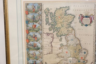Lot 73 - British Isles. Blaeu (Johannes), Britannia prout divisa suit temporibus Anglo-Saxonum.., circa 1648