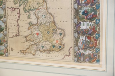 Lot 73 - British Isles. Blaeu (Johannes), Britannia prout divisa suit temporibus Anglo-Saxonum.., circa 1648