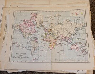 Lot 119 - Maps. A collection of approximately 725 maps,  19th & early 20th century