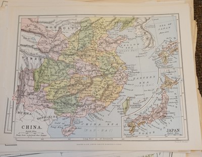 Lot 119 - Maps. A collection of approximately 725 maps,  19th & early 20th century