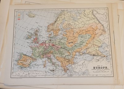 Lot 119 - Maps. A collection of approximately 725 maps,  19th & early 20th century