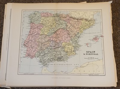 Lot 119 - Maps. A collection of approximately 725 maps,  19th & early 20th century