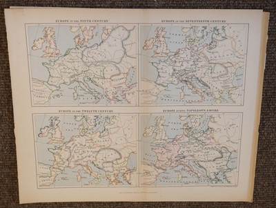 Lot 119 - Maps. A collection of approximately 725 maps,  19th & early 20th century