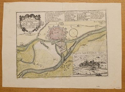 Lot 131 - Poland. A collection of 12 town and city plans, mostly 18th century