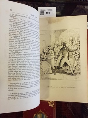 Lot 169 - Cosway-style binding. Thackeray (William). Vanity Fair, 1st edition, 1st issue, 1848