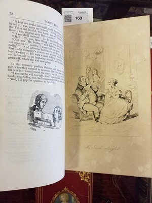 Lot 169 - Cosway-style binding. Thackeray (William). Vanity Fair, 1st edition, 1st issue, 1848