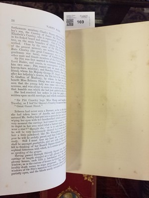 Lot 169 - Cosway-style binding. Thackeray (William). Vanity Fair, 1st edition, 1st issue, 1848