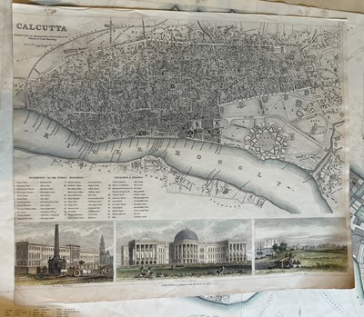 Lot 21 - Foreign Maps. A mixed collection of approximately 100 Maps, 17th - 19th century