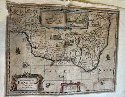 Lot 21 - Foreign Maps. A mixed collection of approximately 100 Maps, 17th - 19th century