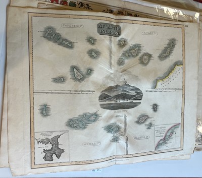 Lot 21 - Foreign Maps. A mixed collection of approximately 100 Maps, 17th - 19th century
