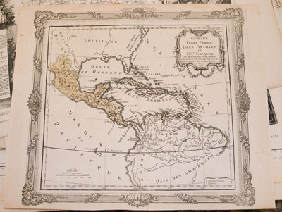 Lot 22 - Foreign Maps. A mixed collection of approximately 200 maps, 17th - 19th century