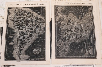 Lot 22 - Foreign Maps. A mixed collection of approximately 200 maps, 17th - 19th century