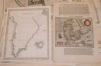 Lot 22 - Foreign Maps. A mixed collection of approximately 200 maps, 17th - 19th century