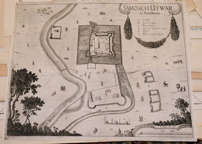 Lot 22 - Foreign Maps. A mixed collection of approximately 200 maps, 17th - 19th century