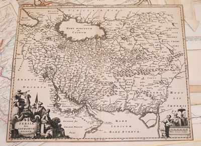 Lot 22 - Foreign Maps. A mixed collection of approximately 200 maps, 17th - 19th century