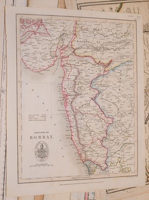 Lot 22 - Foreign Maps. A mixed collection of approximately 200 maps, 17th - 19th century