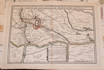 Lot 22 - Foreign Maps. A mixed collection of approximately 200 maps, 17th - 19th century