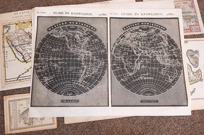 Lot 22 - Foreign Maps. A mixed collection of approximately 200 maps, 17th - 19th century