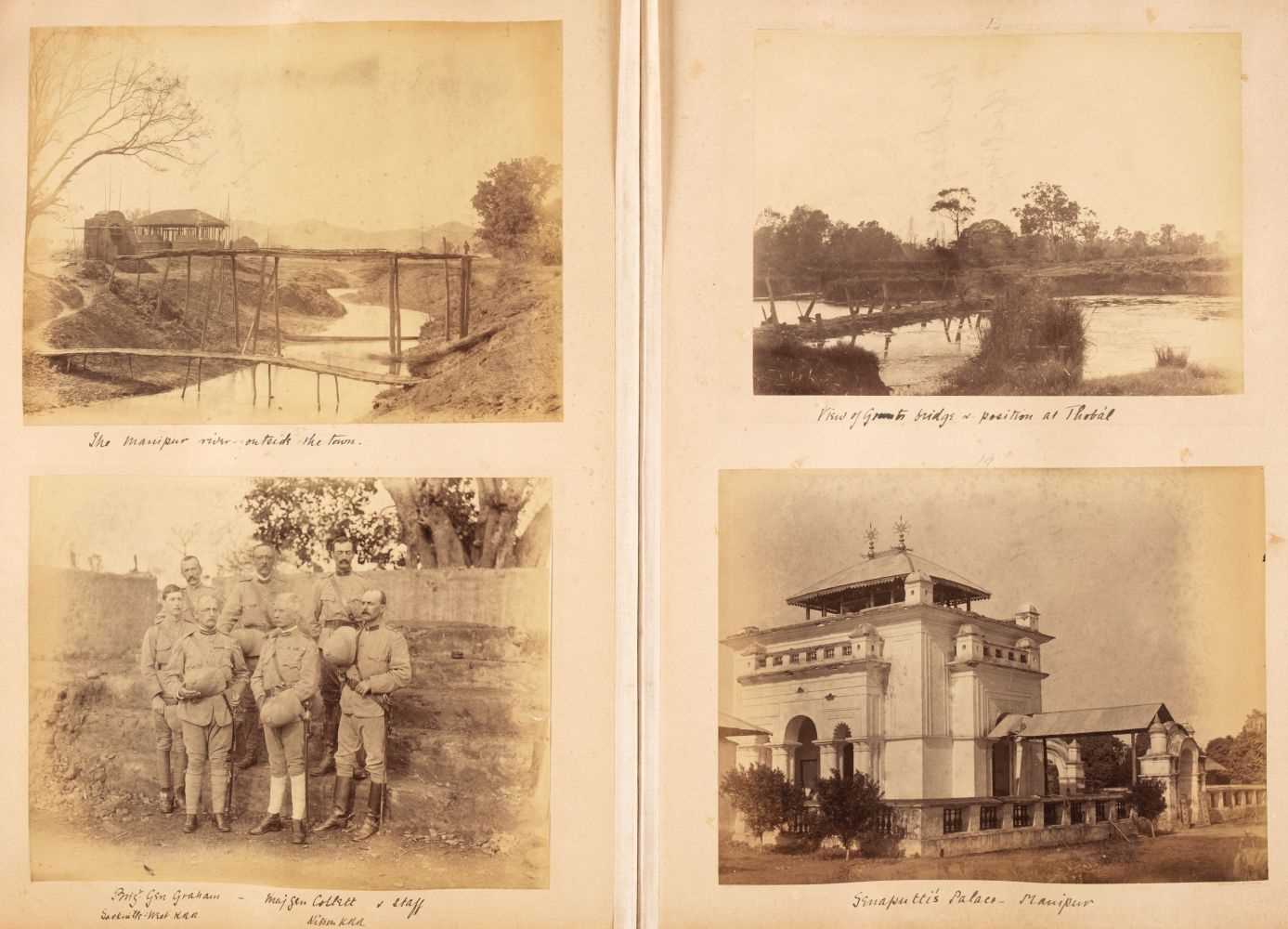 Lot 40 - India. The North East Frontier of India. Manipur Expedition, April & May 1891