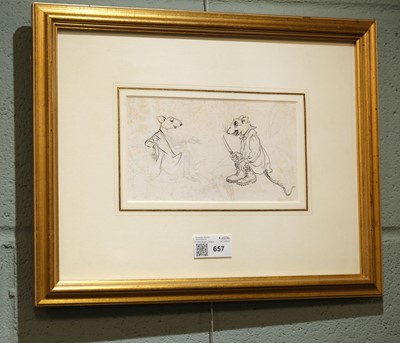 Lot 657 - Rackham (Arthur, 1867-1939). The Town Mouse and The Country Mouse, circa 1912