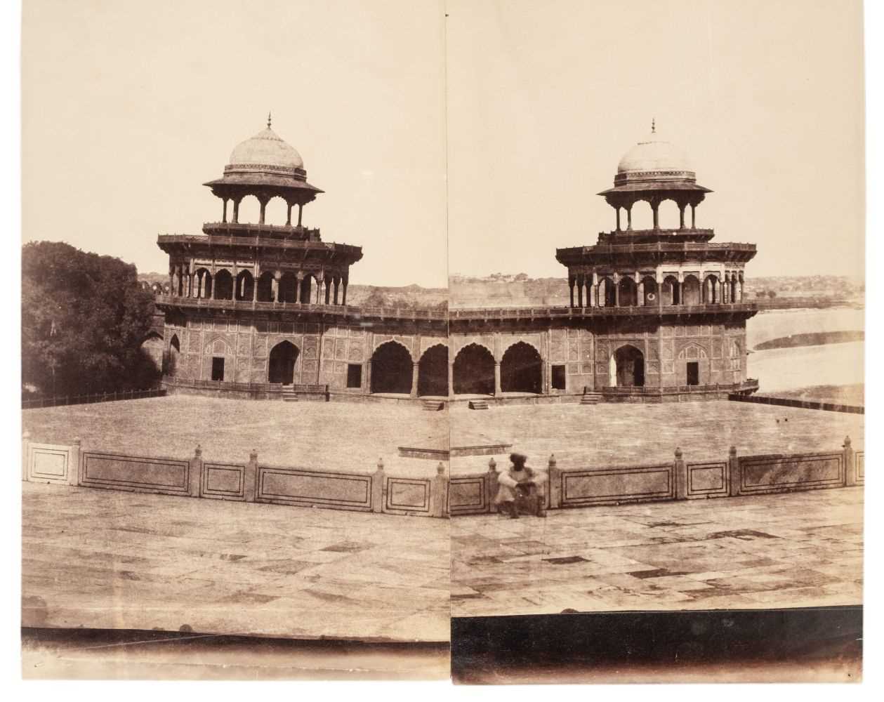 Lot 39 - India. Taj Mahal from the South West, by Dr John Murray (1809-1898)