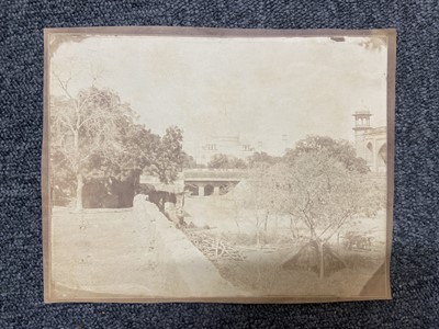 Lot 39 - India. Taj Mahal from the South West, by Dr John Murray (1809-1898)