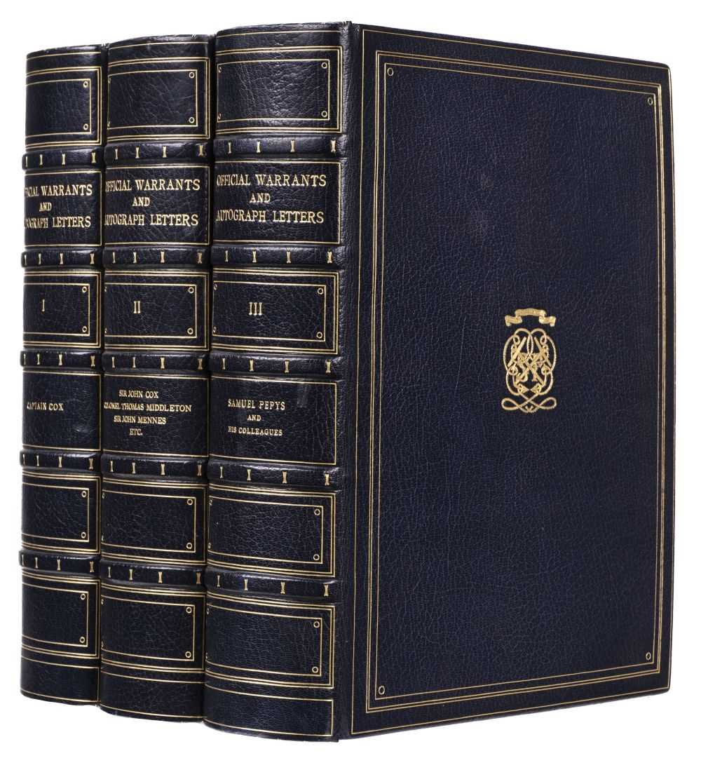 Lot 27 - Pepys (Samuel, 1633-1703) and the Navy Board. A series of 27 documents signed by Pepys, 1668/9