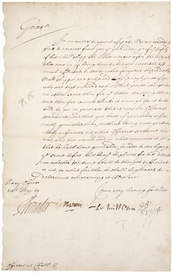 Lot 27 - Pepys (Samuel, 1633-1703) and the Navy Board. A series of 27 documents signed by Pepys, 1668/9