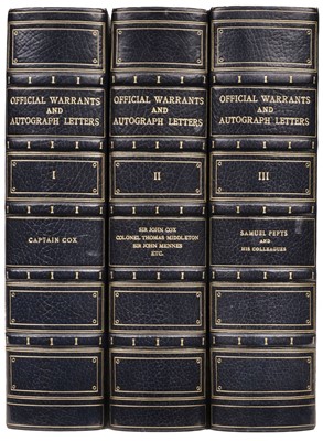 Lot 27 - Pepys (Samuel, 1633-1703) and the Navy Board. A series of 27 documents signed by Pepys, 1668/9